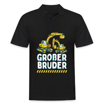 Big Brother 2024 Excavator - Men's Polo Shirt - black - Front - Kai (181cm)
