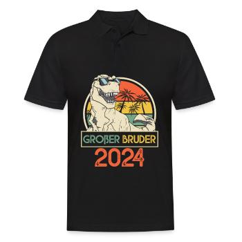 Big Brother 2024 - Men's Polo Shirt - black - Front - Kai (181cm)