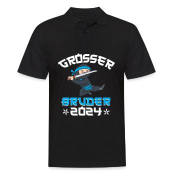 Big Brother 2024 Ninja Brother Pregnancy - Men's Polo Shirt - black - Front - Kai (181cm)