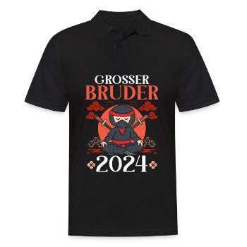 Big Brother 2024 Ninja Brother Pregnancy - Men's Polo Shirt - black - Front - Kai (181cm)