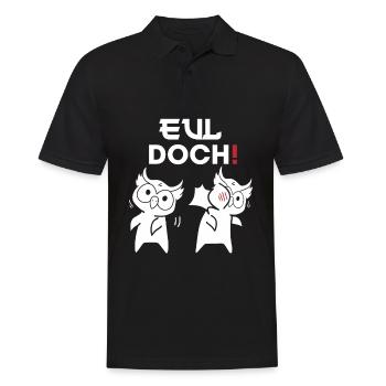 Eul Doch - Männer Poloshirt - Schwarz - Vorne - Kai (181cm)