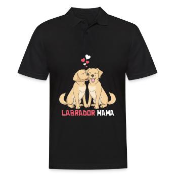 Best Labrador Mom - Men's Polo Shirt - black - Front - Kai (181cm)