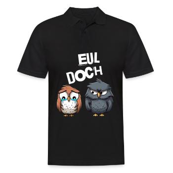 Eul Doch Eulen Heul Doch - Männer Poloshirt - Schwarz - Vorne - Kai (181cm)