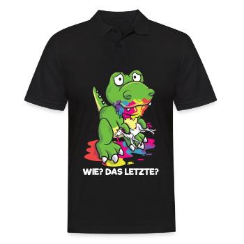 How The Last Dragon Eats Unicorn - Men's Polo Shirt - black - Front - Kai (181cm)