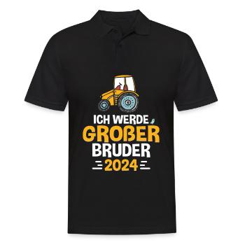 Grand frère 2024 - Polo Homme - noir - Devant - Kai (181cm)