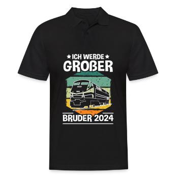 Big Brother 2024 - Men's Polo Shirt - black - Front - Kai (181cm)