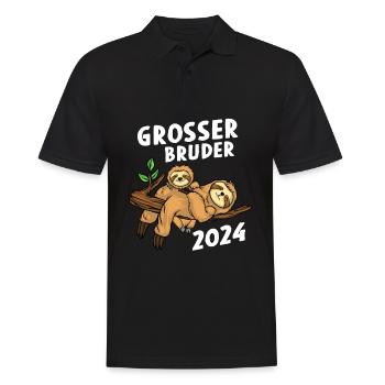 Big Brother 2024 Sloth - Men's Polo Shirt - black - Front - Kai (181cm)