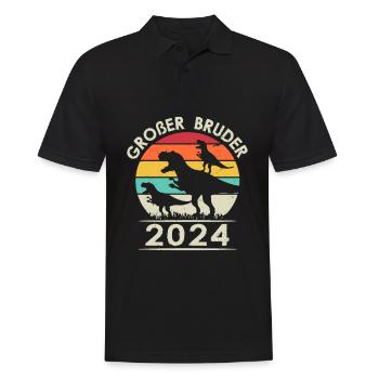 Big Brother 2024 - Men's Polo Shirt - black - Front - Kai (181cm)