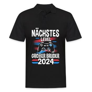 Next Level Big Brother 2024 - Men's Polo Shirt - black - Front - Kai (181cm)