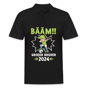 Bääm Big Brother 2024 Dabbing Football - Polo Homme - noir - Devant - Kai (181cm)