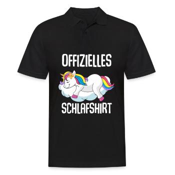 Chemise de nuit officielle Licorne - Polo Homme - noir - Devant - Kai (181cm)