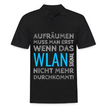 WLAN ranger un adolescent - Polo Homme - noir - Devant - Kai (181cm)