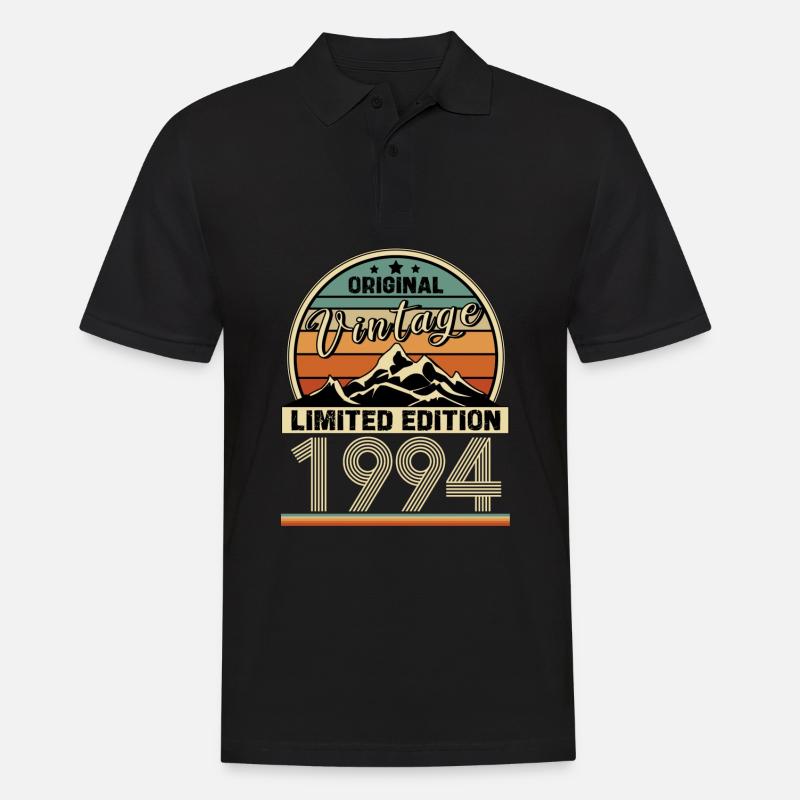 1994 - Männer Poloshirt - Schwarz