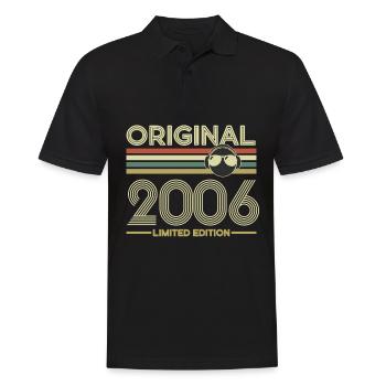 2006 - Männer Poloshirt - Schwarz - Vorne - Kai (181cm)