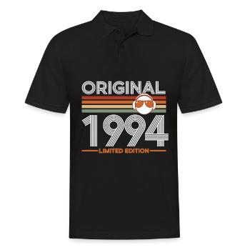 1994 - Männer Poloshirt - Schwarz - Vorne - Kai (181cm)