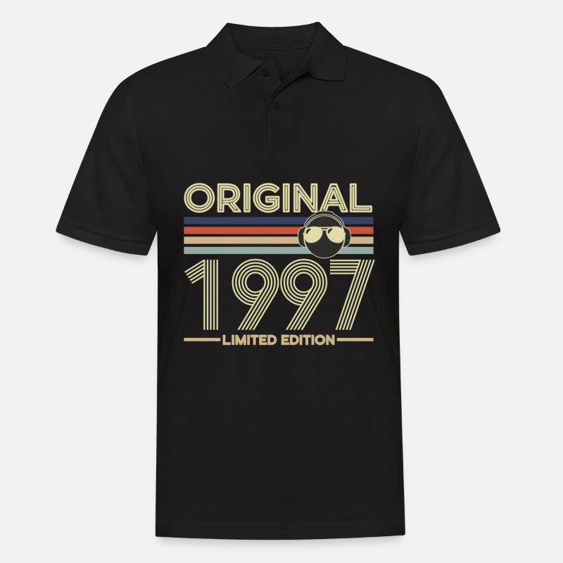 1997 - Männer Poloshirt - Schwarz