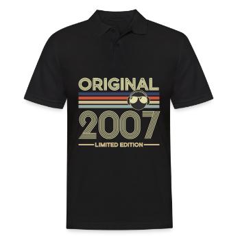 2007 - Men's Polo Shirt - black - Front - Kai (181cm)
