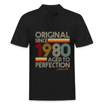 1980 - Polo Homme - noir - Devant - Kai (181cm)