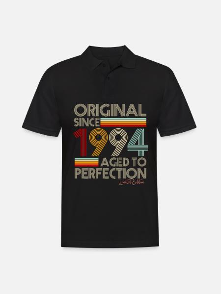 1994 - Men's Polo Shirt - black
