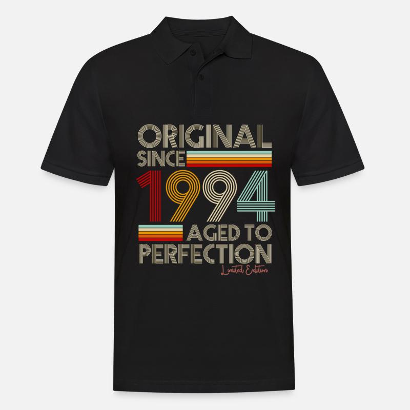 1994 - Männer Poloshirt - Schwarz
