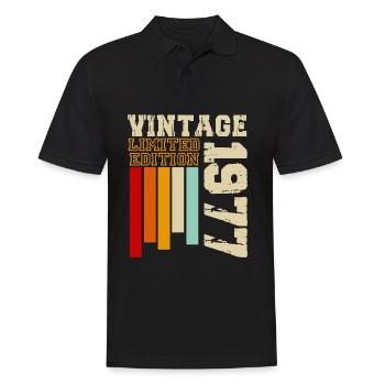 1977 - Polo Homme - noir - Devant - Kai (181cm)