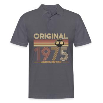 1975 - Männer Poloshirt - Anthrazit - Vorne - Nico (186cm)