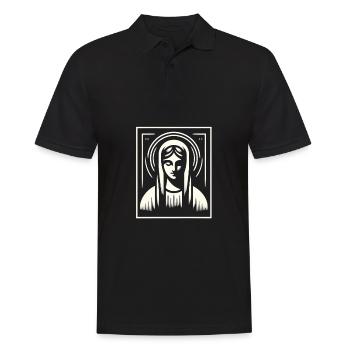 Modern Madonna - Men's Polo Shirt - black - Front - Kai (181cm)