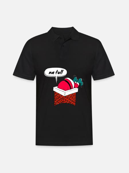 Noël De Noël Noël XMAS na super - Polo Homme - noir