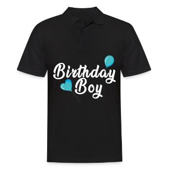 Birthday Boy | Geburtstag Junge Jungs Mann Männer - Männer Poloshirt - Schwarz - Vorne - Kai (181cm)