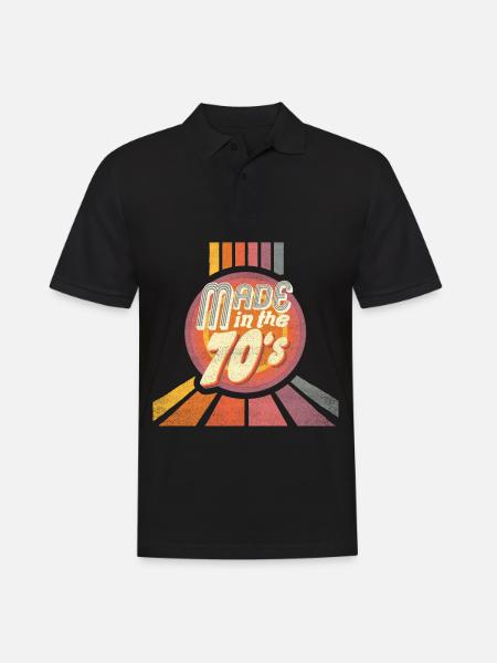 made in the 70s - Men's Polo Shirt - black