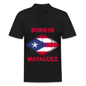 Mayagüez Puerto Rico - Men's Polo Shirt - black - Front - Kai (181cm)