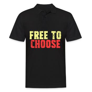 Un joli tshirt de choix pour votre thème - Polo Homme - noir - Devant - Kai (181cm)