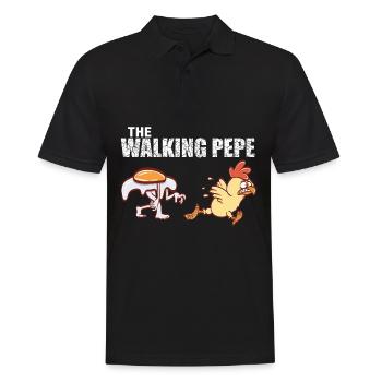 Funny Adult Humor Shirt For Adults "The Walking - Men's Polo Shirt - black - Front - Kai (181cm)