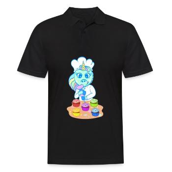 Grande conception de cuisson pour les boulangers - Polo Homme - noir - Devant - Kai (181cm)