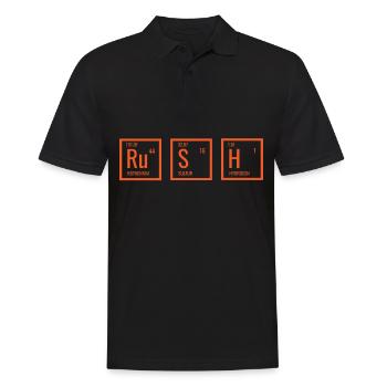 Chemise parfaite pour les étudiants en chem "RUSH - Polo Homme - noir - Devant - Kai (181cm)