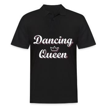 Dancing Queen Dance Shirt für Musikliebhaber - Männer Poloshirt - Schwarz - Vorne - Kai (181cm)