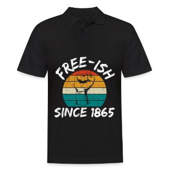 Victory Freedom Diversity Rights Justice Equality - Polo Homme - noir - Devant - Kai (181cm)