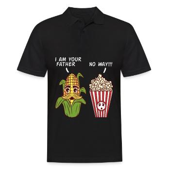 Vegan Farm Vegetable Yellow Cooking Collection - Men's Polo Shirt - black - Front - Kai (181cm)