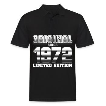 1972 - Men's Polo Shirt - black - Front - Kai (181cm)