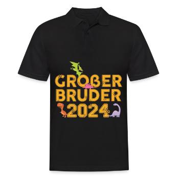 Big Brother 2024 - Men's Polo Shirt - black - Front - Kai (181cm)