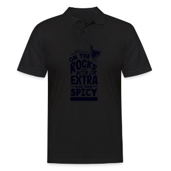 Attenzione Margarita épicée Cocktail Lover’s - Polo Homme - noir - Devant - Kai (181cm)