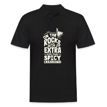 Attenzione Margarita épicée Cocktail Lover’s - Polo Homme - noir - Devant - Kai (181cm)