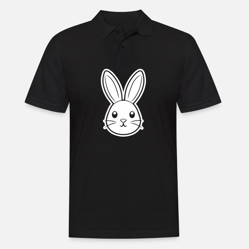 Rabbit Rabbit - Men's Polo Shirt - black