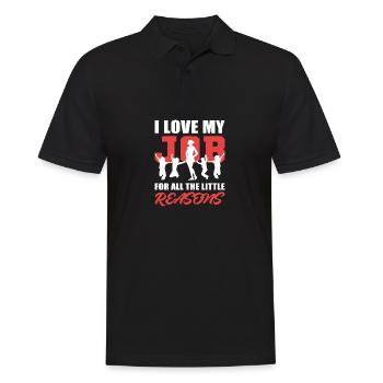 Petites raisons Personne engagée poison - Polo Homme - noir - Devant - Kai (181cm)