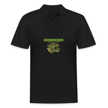 Shenanigans Are Way Better Than A Pot Of Gold St - Men's Polo Shirt - black - Front - Kai (181cm)