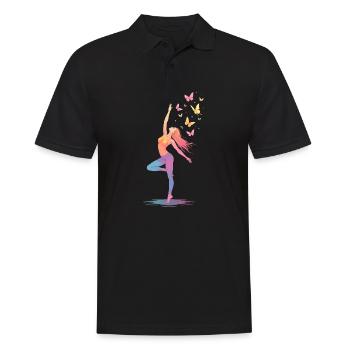 Cadeau Gymnastique - Filles & Enfants - Polo Homme - noir - Devant - Kai (181cm)
