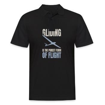 Glider Sayings | Pilots Gliding Gift - Men's Polo Shirt - black - Front - Kai (181cm)