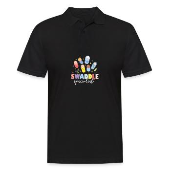 Spécialiste de l’emmaillotage post-partum Travail et accouchement - Polo Homme - noir - Devant - Kai (181cm)