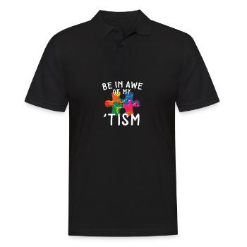 Soyez en admiration devant mon Tism Soutenez la sensibilisation à l’autisme - Polo Homme - noir - Devant - Kai (181cm)