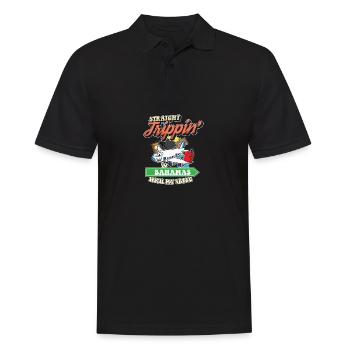 Straight Trippin' To Bahamas With My Tribe Family - Men's Polo Shirt - black - Front - Kai (181cm)